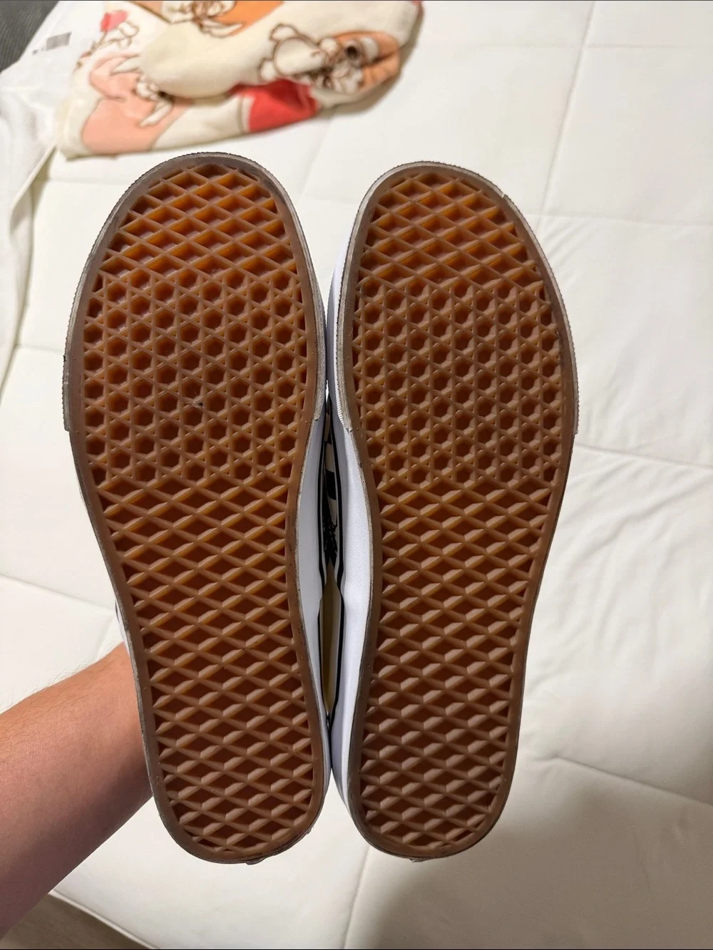Vans Slip-On Checkerboard Sneakers - Black & White